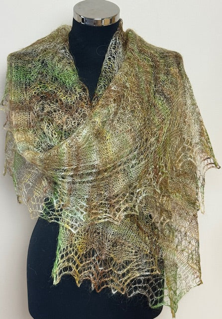 Downy shawl ( Palantine ) #95, 180x80 cm