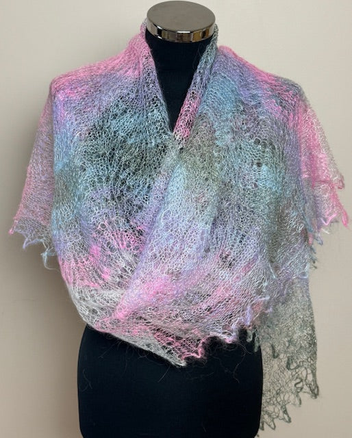 Downy shawl ( Palantine ) #24, 200x80 cm
