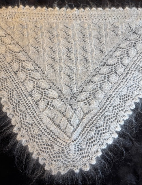 Uryupinsk downy neckerchief  # KW-27, 100x140x100 cm