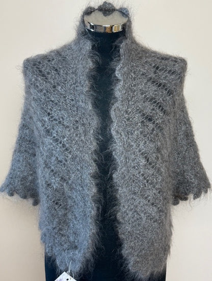 Uryupinsk downy neckerchief  # KG-10, 80x120x80 cm