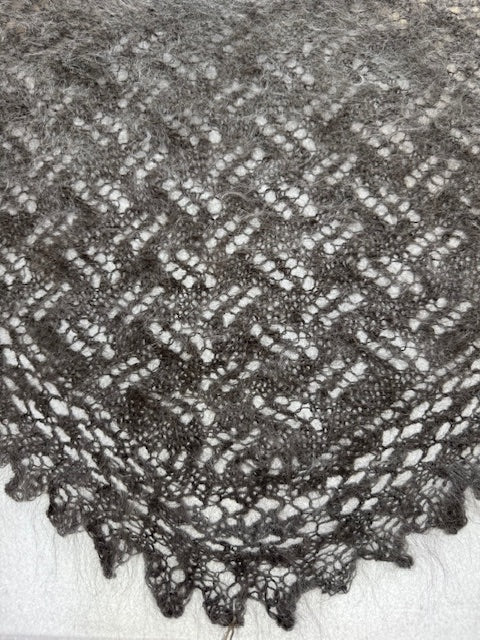 Uryupinsk downy neckerchief  # KG-20, 80x140x80 cm