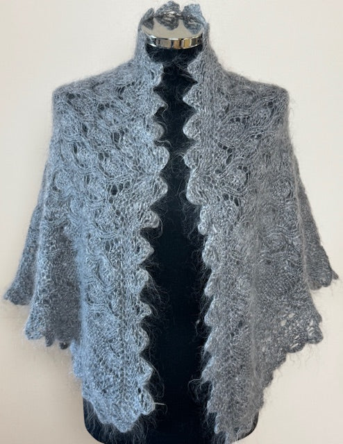 Uryupinsk downy neckerchief  # KG-12, 110x160x110 cm