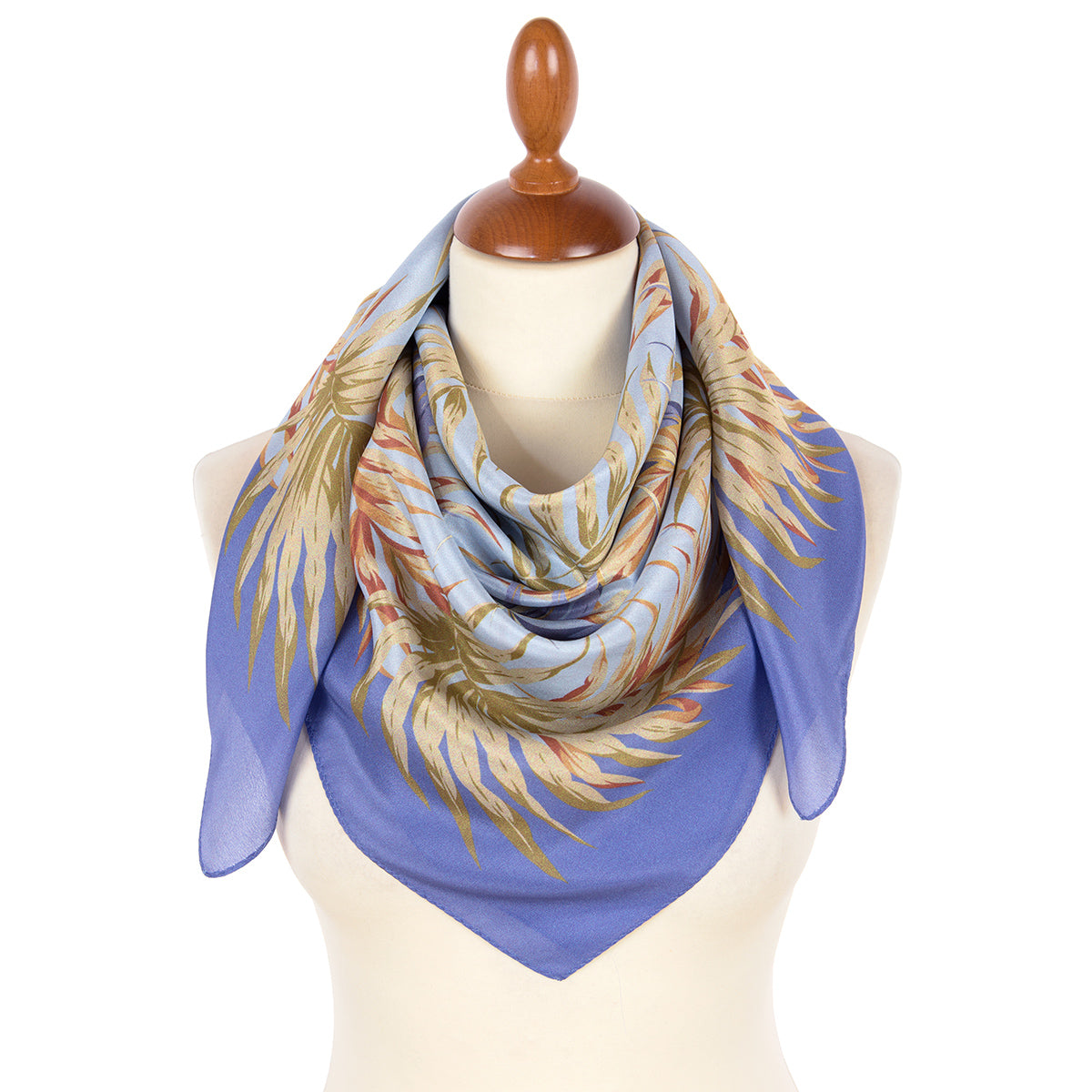 Zīda lakats «Lapas griežas» 1213-13