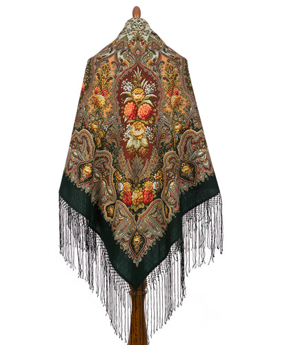 Shawl  "Almonds" 1369-10