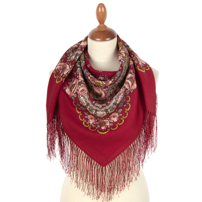 Kerchief "Poppy color" 155-5