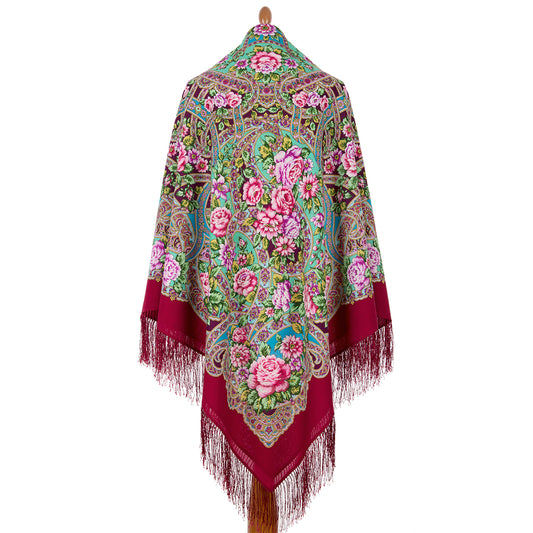Shawl "Streets of Posad" 1912-6