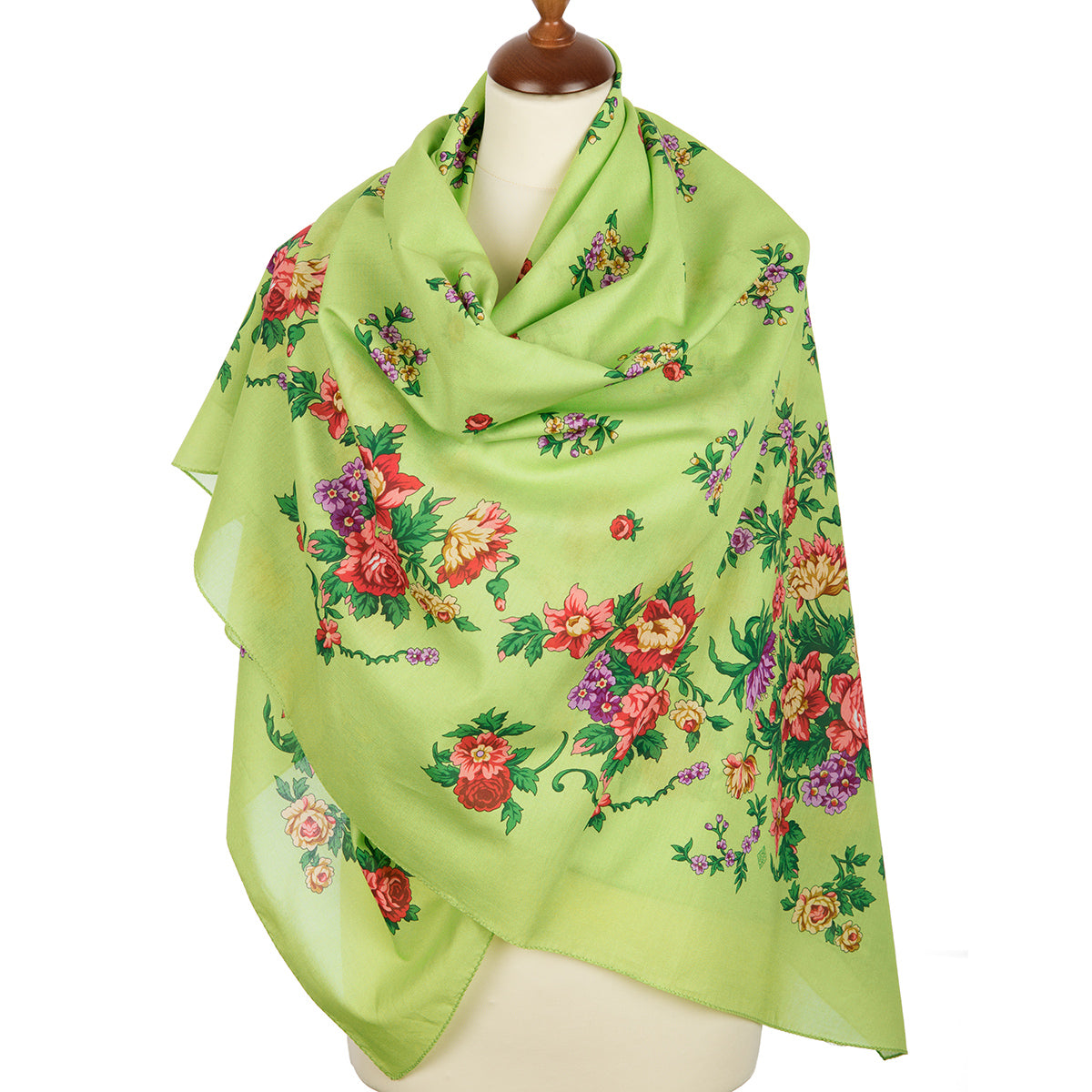 Шаль "Цветочное ожерелье" 932-10