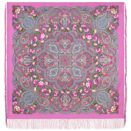 Shawl  "Lace flame" 2099-3