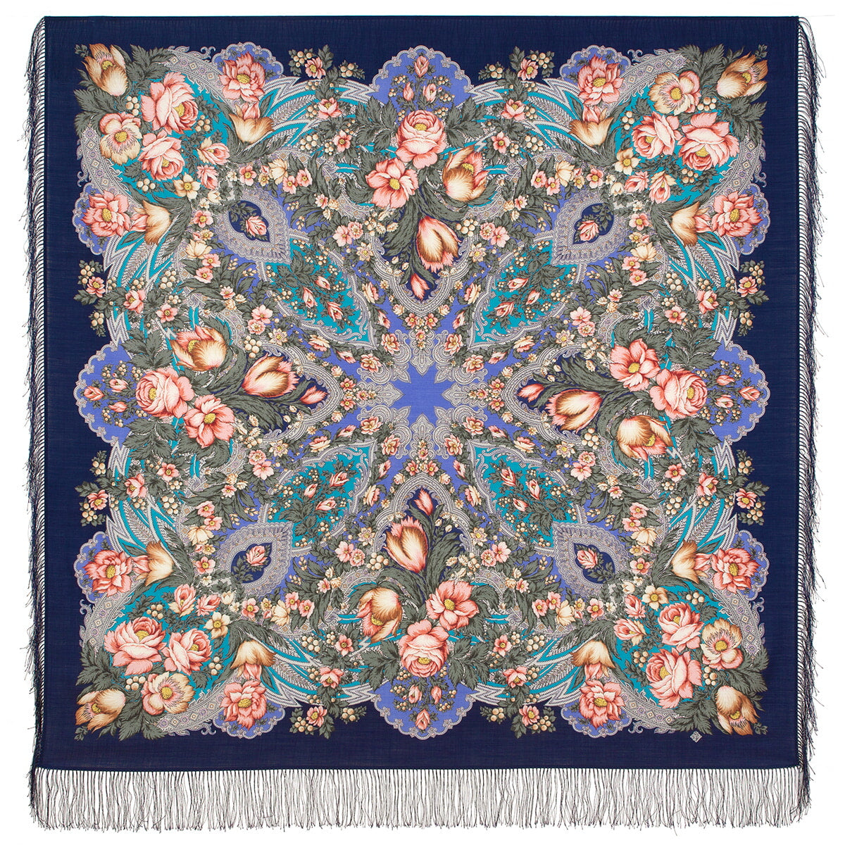 Шаль «Песня сказочного леса» 1880-65