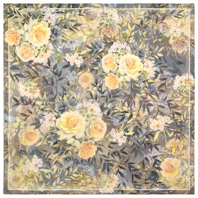 Viscose kerchief "Floral wind" 11141-2