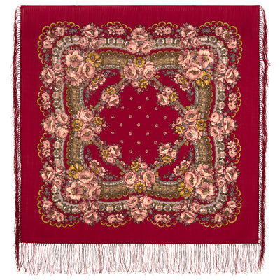 Kerchief "Poppy color" 155-5