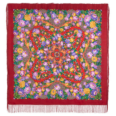 Shawl "Flower Beads" 1797-5