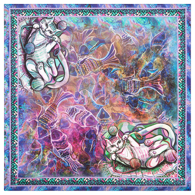 Viscose kerchief "10195" 10195-15