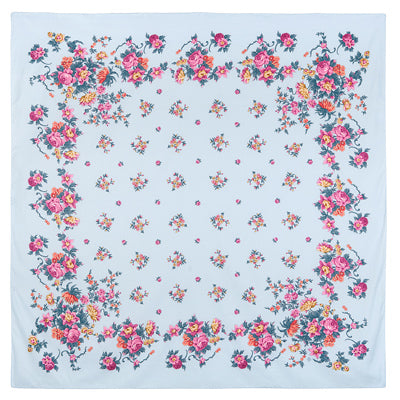 Shawl "Floral necklace" 932-1