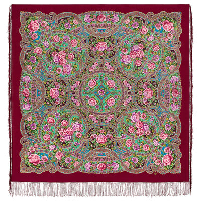 Shawl "Streets of Posad" 1912-6