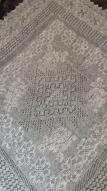 Orenburgas šalle PWO-36, 150x150 cm