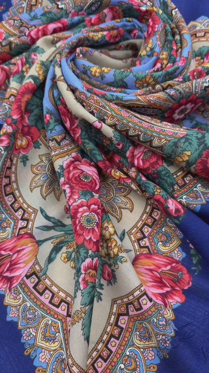 Šalle "Vasaras krāsas" 1291-13