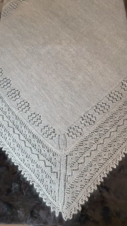 Оренбургский платок PWO-28,  150x150 cm